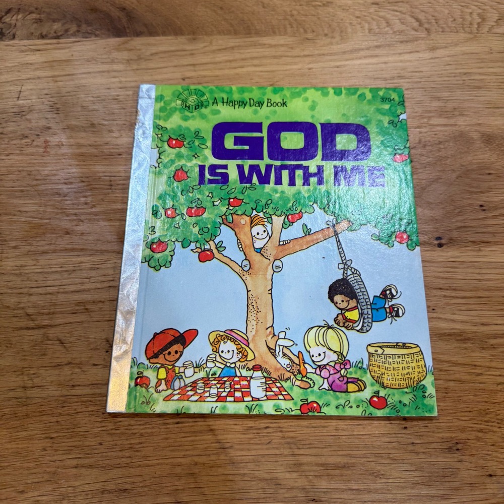 Vintage 1984 God Is With Me Happy Day Book Debby Anderson Psalm 139 3704